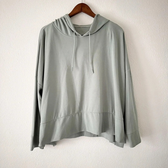 Mondetta Ottoman Hoodie XXL Abyss Green Athleisure Oversized Stretch Cozy - Picture 4 of 16